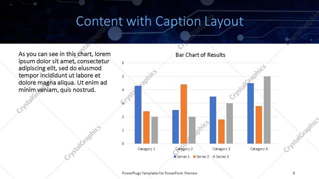 Content with Caption presentation slide layout