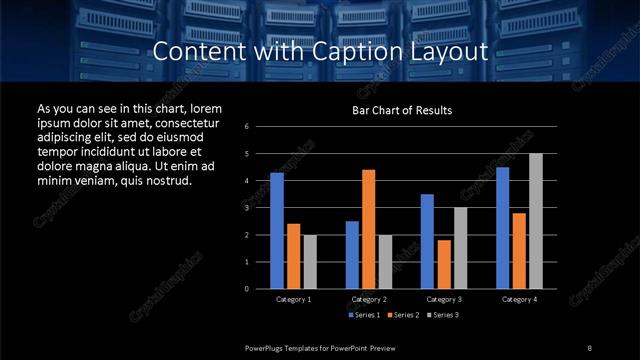 Content with Caption presentation slide layout
