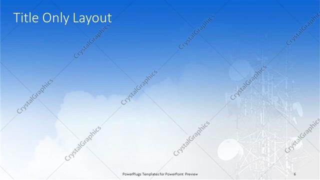 Title Only presentation slide layout