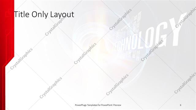 Title Only presentation slide layout