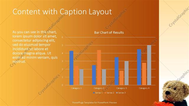 Content with Caption presentation slide layout