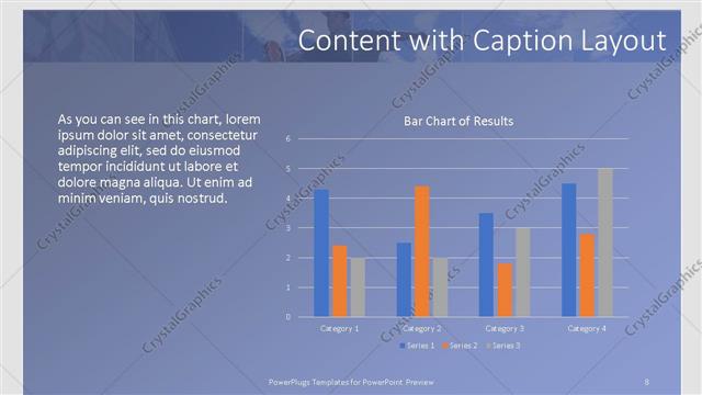 Content with Caption presentation slide layout