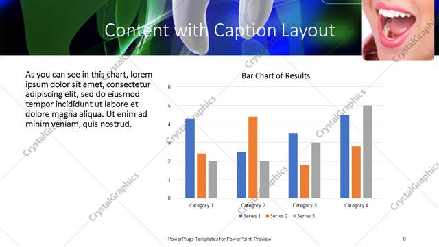 Content with Caption presentation slide layout