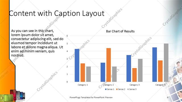 Content with Caption presentation slide layout
