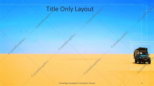 Title Only presentation slide layout