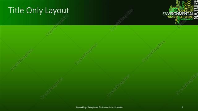 Title Only presentation slide layout