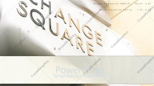  Presentation with square - A text that spell out the words 