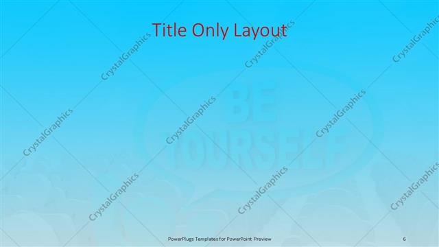 Title Only presentation slide layout