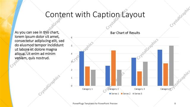 Content with Caption presentation slide layout