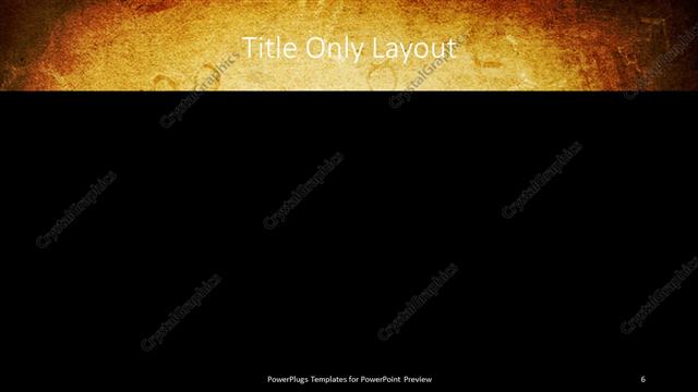 Title Only presentation slide layout