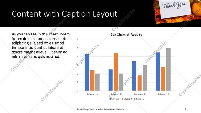 Content with Caption presentation slide layout