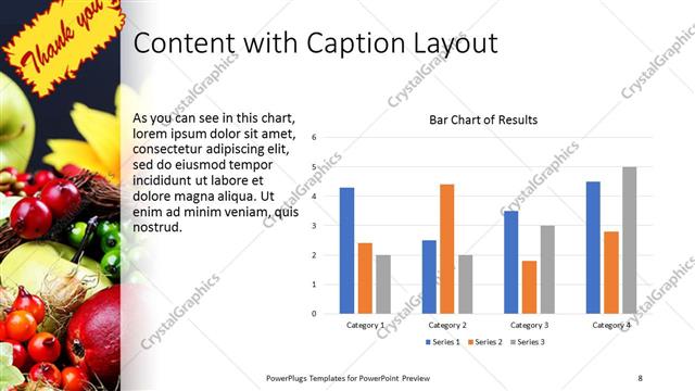 Content with Caption presentation slide layout