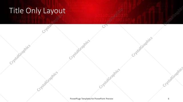 Title Only presentation slide layout