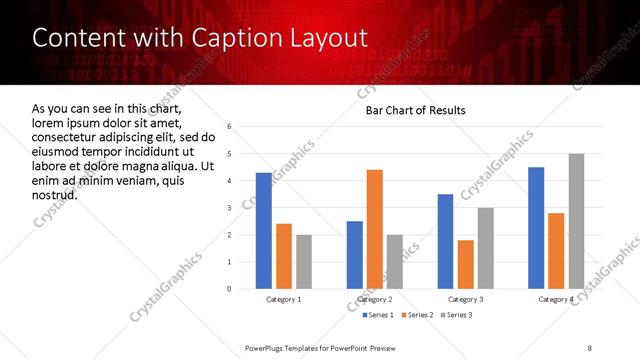 Content with Caption presentation slide layout