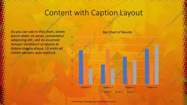 Content with Caption presentation slide layout