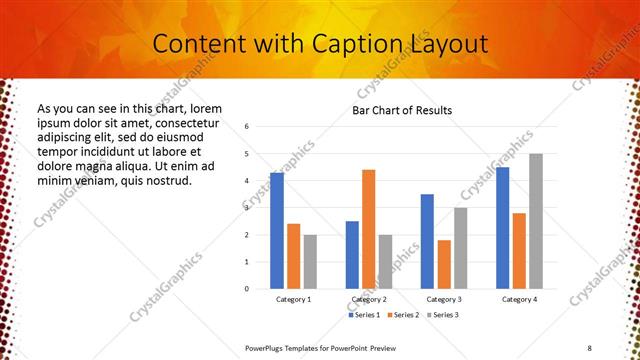 Content with Caption presentation slide layout