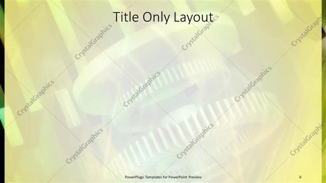 Title Only presentation slide layout