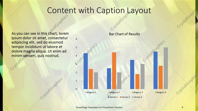 Content with Caption presentation slide layout
