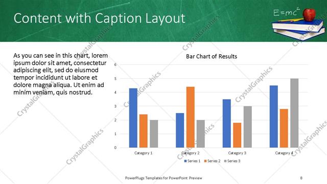 Content with Caption presentation slide layout
