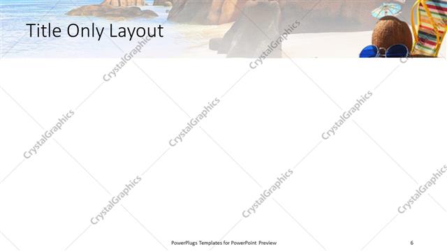 Title Only presentation slide layout