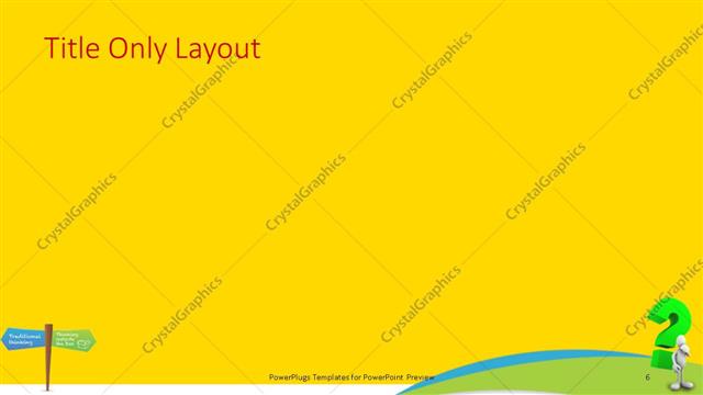 Title Only presentation slide layout
