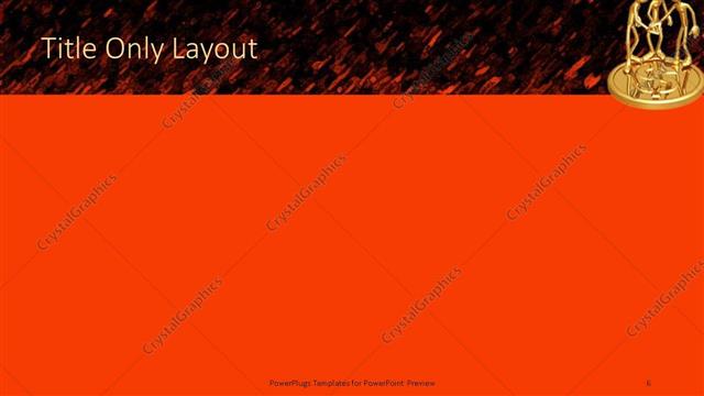 Title Only presentation slide layout