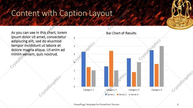 Content with Caption presentation slide layout