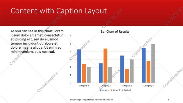Content with Caption presentation slide layout
