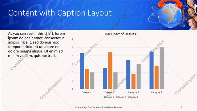 Content with Caption presentation slide layout