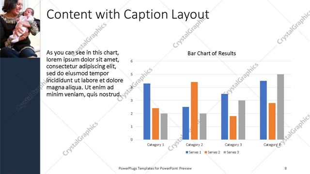 Content with Caption presentation slide layout