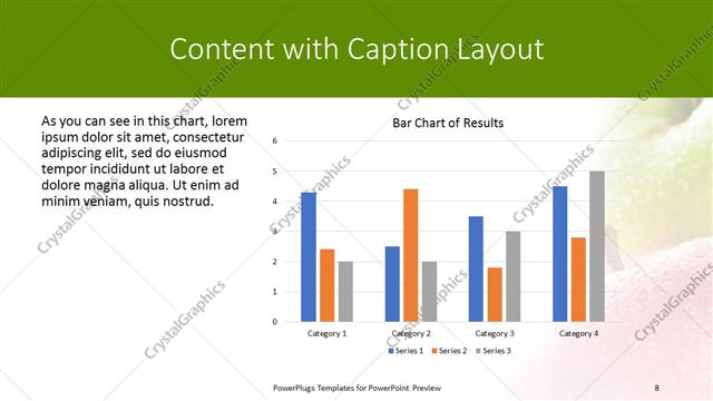 Content with Caption presentation slide layout
