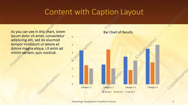 Content with Caption presentation slide layout