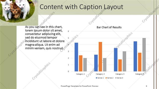 Content with Caption presentation slide layout