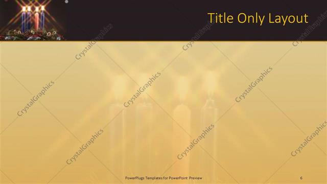 Title Only presentation slide layout