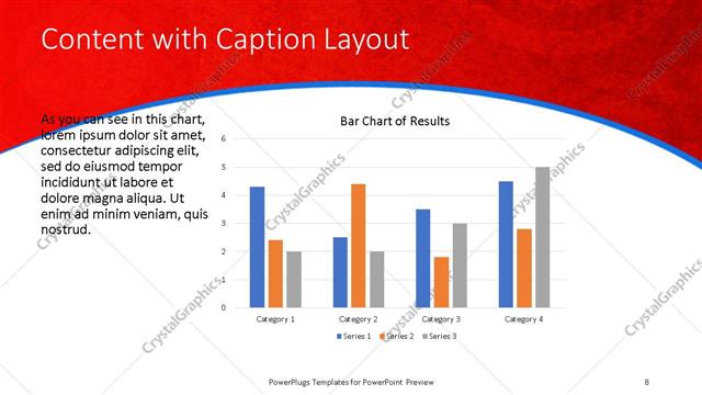 Content with Caption presentation slide layout