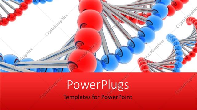  Presentation with red white blue - Three blue and red colored 3D stands on a white background
