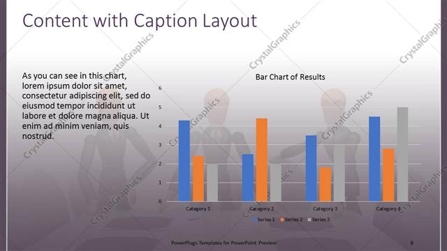 Content with Caption presentation slide layout