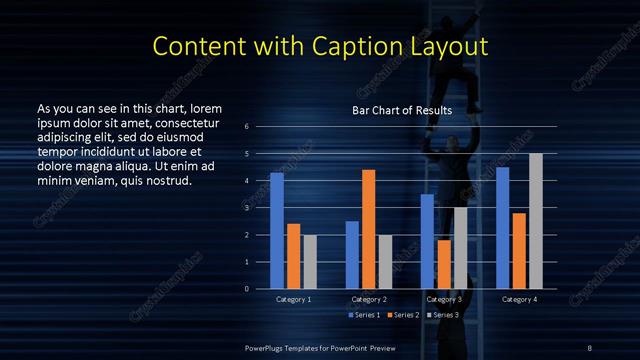 Content with Caption presentation slide layout