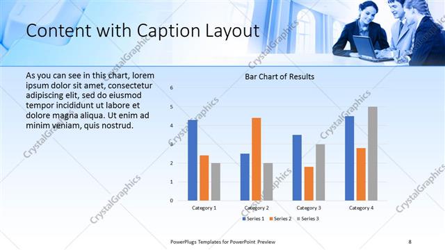 Content with Caption presentation slide layout