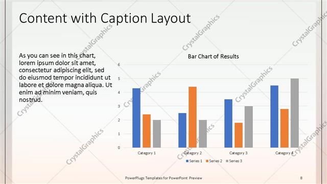 Content with Caption presentation slide layout