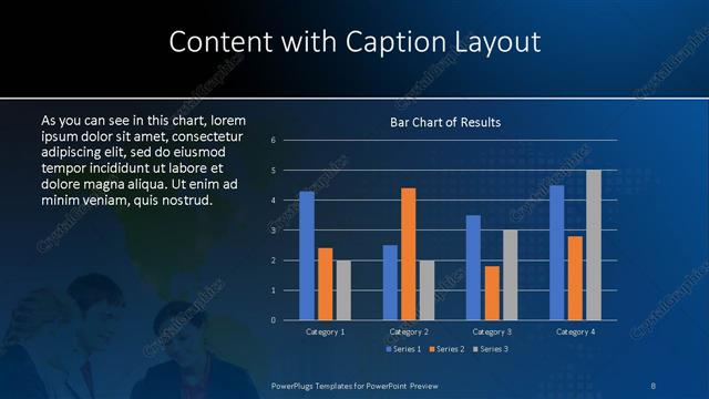Content with Caption presentation slide layout