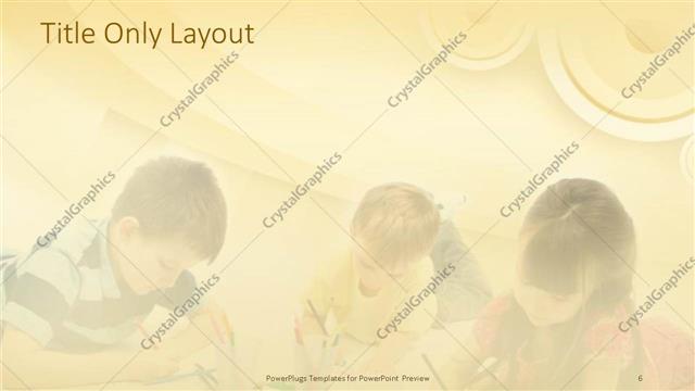 Title Only presentation slide layout