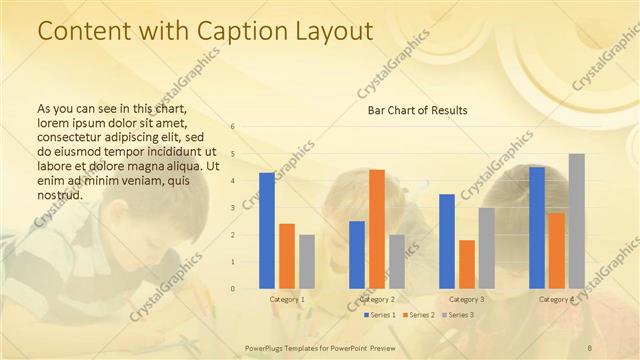 Content with Caption presentation slide layout