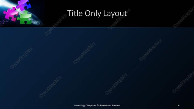 Title Only presentation slide layout