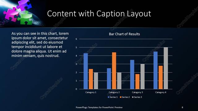 Content with Caption presentation slide layout