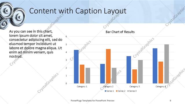 Content with Caption presentation slide layout