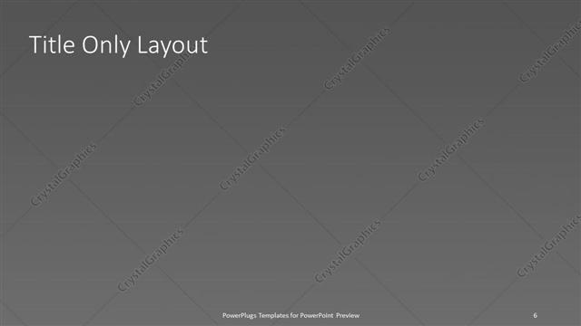 Title Only presentation slide layout