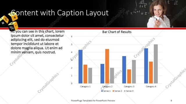 Content with Caption presentation slide layout