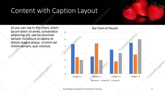 Content with Caption presentation slide layout