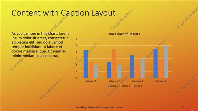 Content with Caption presentation slide layout